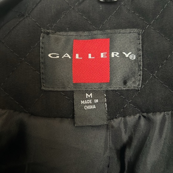 Gallery quilted mid-length women’s coat black - Picture 6 of 6